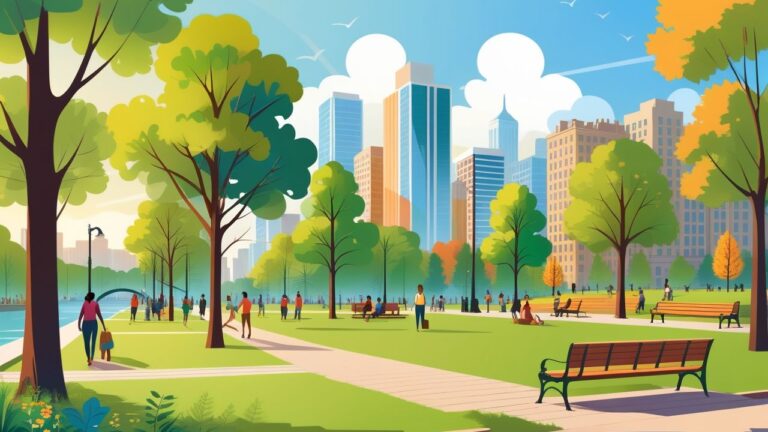 Инвестиции в восстановление городских парков для повышения экологической и социальной ценности