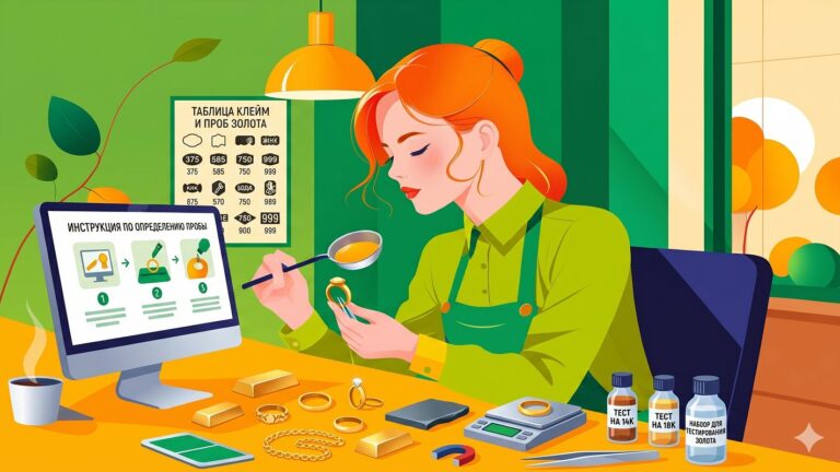 Как определить пробу золота в домашних условиях: простые методы